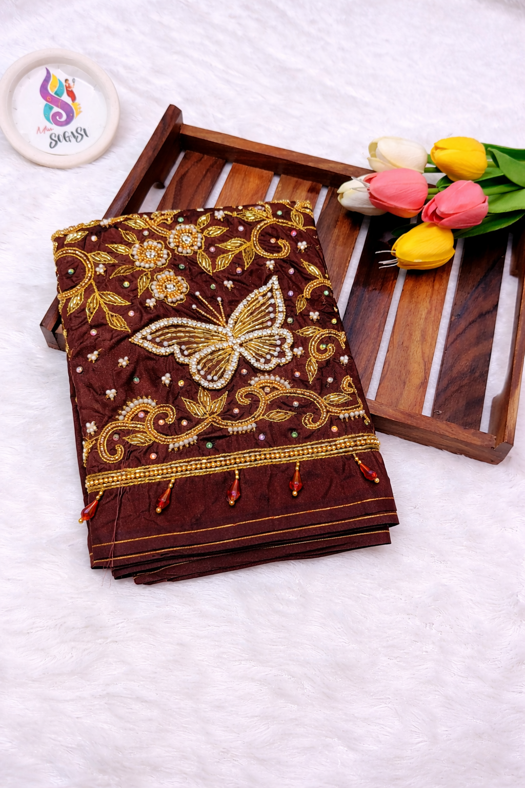 Chocolate Butterfly Blouse