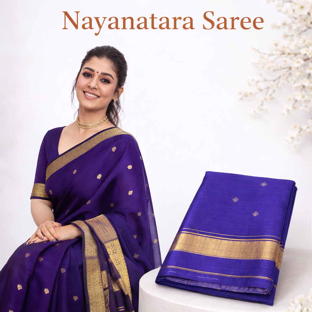 Nayanthara Kalyani Cotton Saree
