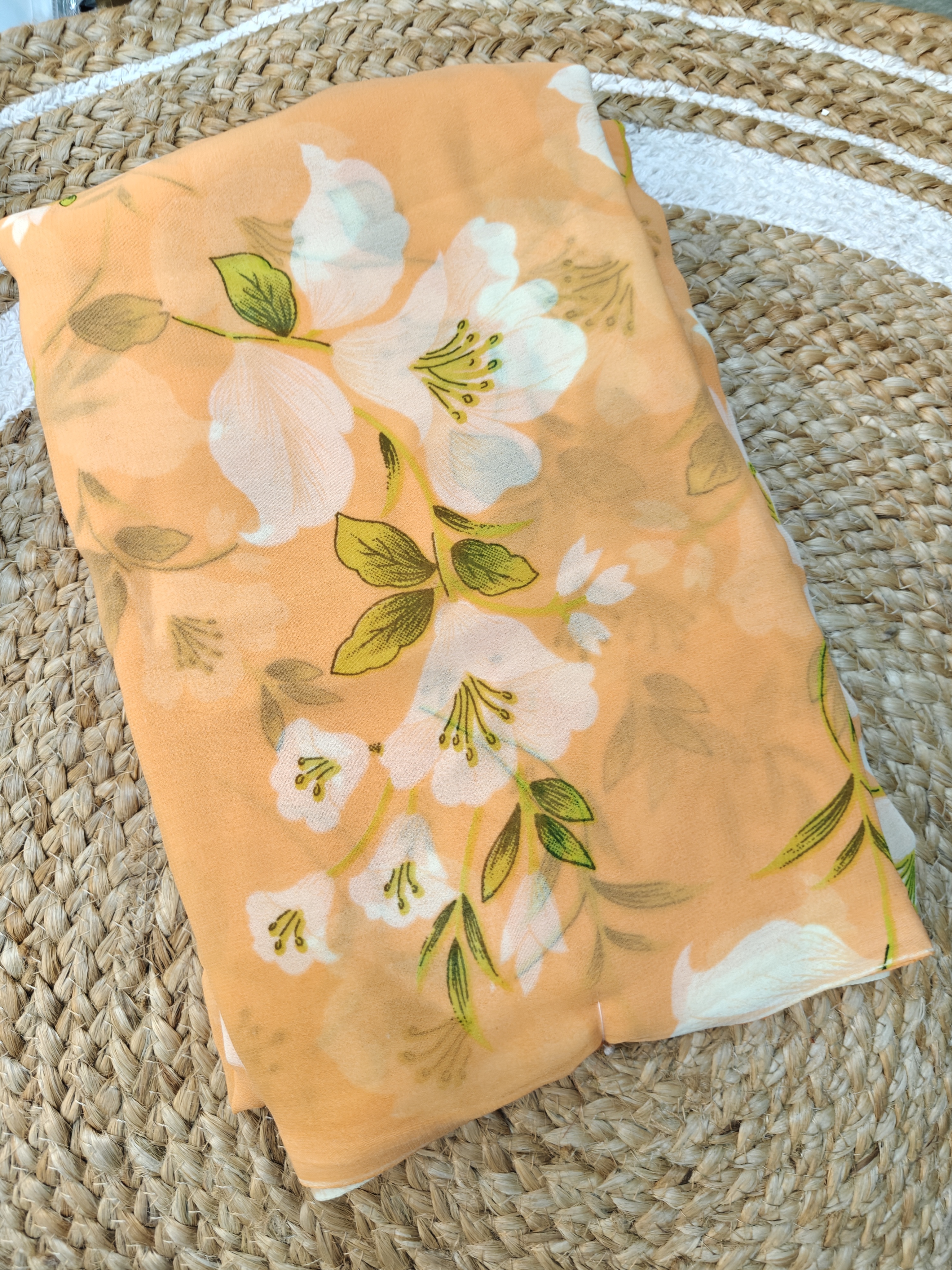 Orange Blossom Junnu Mukka Saree